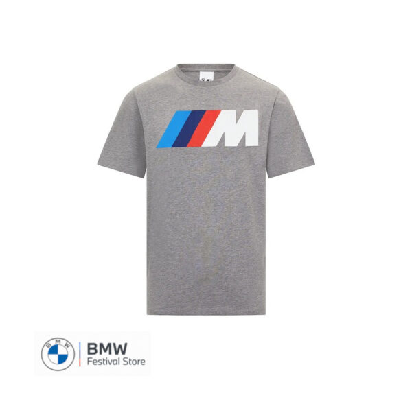 BMW M T-Shirt Logo Unisex - Grey, M