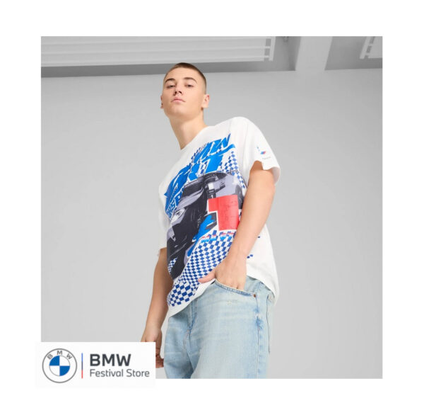 80145B5D083B BMW MMS Big Graphic Tee - PUMA White, L