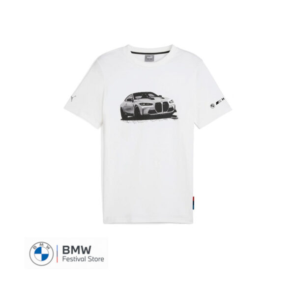 80145B5D089 BMW MMS ESS Graphic Tee - PUMA White, M
