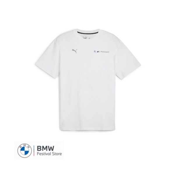 80145B5D099 BMW MMS ESS+ Logo Tee - PUMA White, L