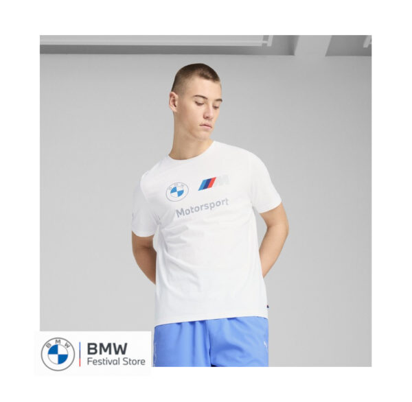 80145B6CBC0B BMW MMS ESS LOGO TEE - White, XXL