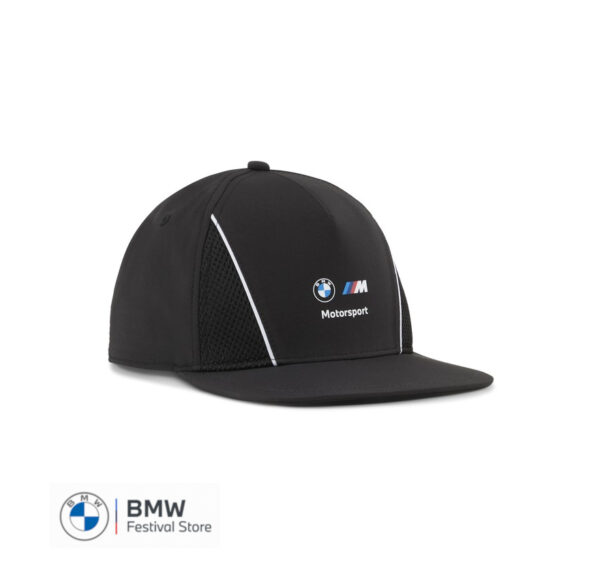 80165B5D0E9 BMW MMS Flat Brim Cap - PUMA Black