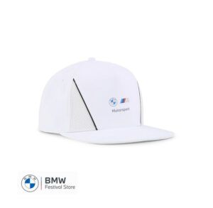 BMW MMS Flat Brim Cap - PUMA White