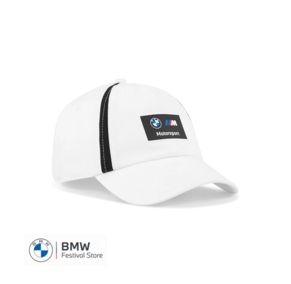 80165B5D0F2 BMW MMS Heritage Dad Cap - PUMA White