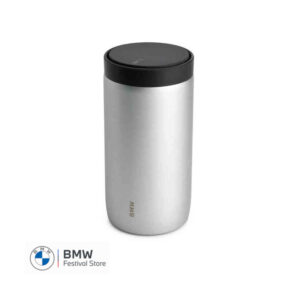 80235B5F654 BMW Thermal mug push 330ml stainless - Silver