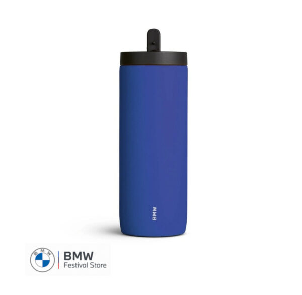 BMW Large Sport Thermal Mug 530ml - Blue