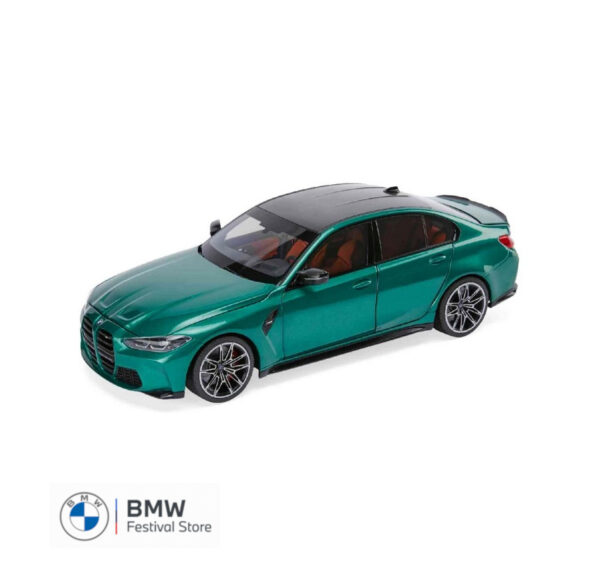 80435A51948 BMW M3 (G80) Miniature Model Car 1:18 - Green
