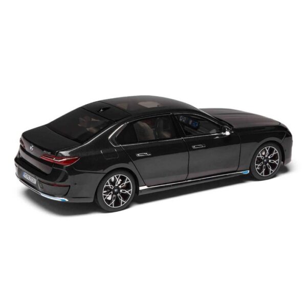 BMW i7 Miniature Model Car 1:18 - Black