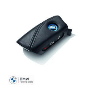 82295A2C220 Original BMW Key fob leather