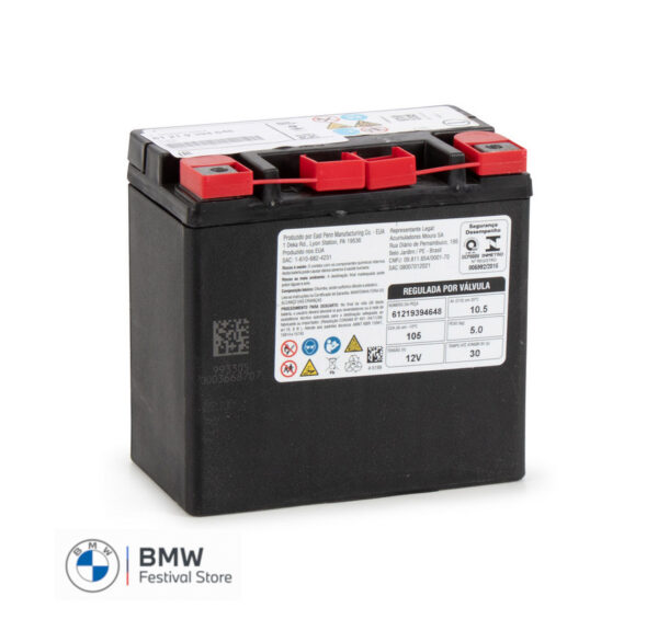 Original BMW Battery AGM 12 AH - 61219394648