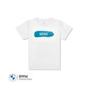 80142460832 MINI T-Shirt Kids Wordmark Brushstroke 110 - White Island - 80142460832