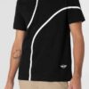 MINI T-Shirt Men's Outline Print - Black and White, L - 80145B32041