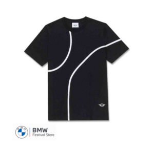 80145B32041 MINI T-Shirt Men's Outline Print - Black and White, L - 80145B32041
