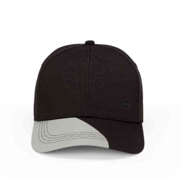 80165B320B5-2 MINI Cap Car Face Detail - Black and Grey - 80165B320B5
