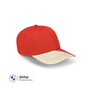 80165B320B6 MINI Cap Car Face Detail - Rebel Red and Vibrant Silver - 80165B320B6