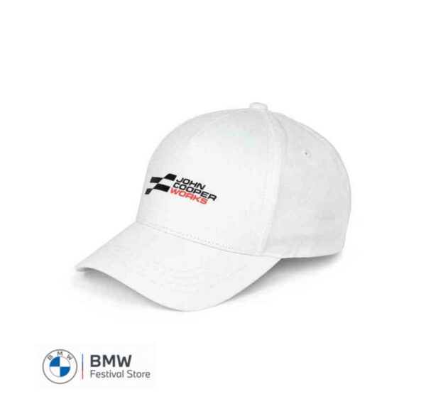 MINI Cap JCW Logo - White - 80165B54F26