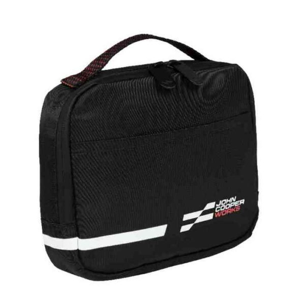 80215B54F30-2 MINI Bag JCW Logo Pouch Black Two Way Waterproof Zipper - 80215B54F30