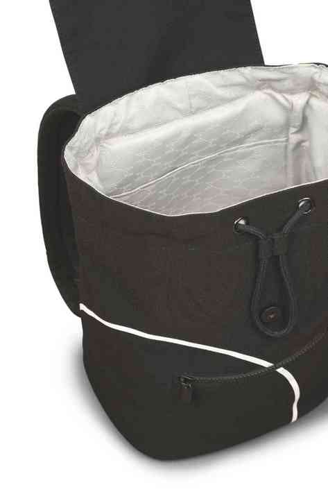 MINI Bag Backpack Outline Print - Black and White - 80225B320C4