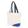 MINI Bag Shopper Car Face Detail Print - White and Blazing Blue and Indigo - 80225B320C9