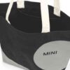 80225B320D0-3 MINI Bag Shopper Car Face Detail Print - Black and Grey and White - 80225B320D0