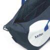 MINI Bag Duffle Bag Car Face Detail Print - Blue and White - 80225B320D2