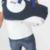 MINI Bag Duffle Bag Car Face Detail Print - Indigo and White and Blazing Blue - 80225B320D2