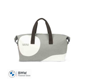 80225B320D3 MINI Bag Duffle Bag Car Face Detail Print - Grey and White and Black - 80225B320D3