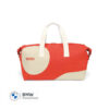 MINI Bag Duffle Bag Car Face Detail Print - Rebel Red and Vibrant Silver and White - 80225B320D4