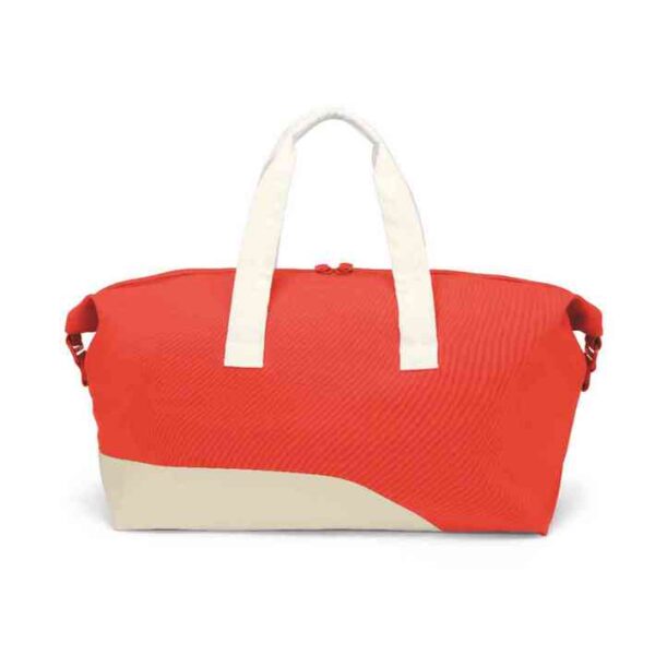 MINI Bag Duffle Bag Car Face Detail Print - Rebel Red and Vibrant Silver and White - 80225B320D4