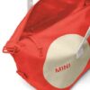 MINI Bag Duffle Bag Car Face Detail Print - Rebel Red and Vibrant Silver and White - 80225B320D4