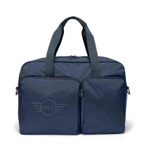 80225B320D8-2 MINI Bag Soft Wing Logo Travel Bag - Indigo - 80225B320D8