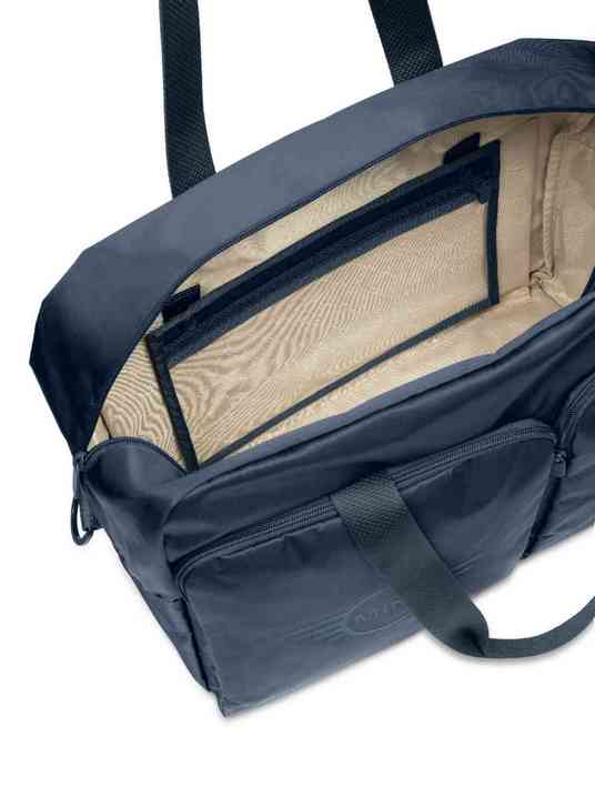 80225B320D8-4 MINI Bag Soft Wing Logo Travel Bag - Indigo - 80225B320D8