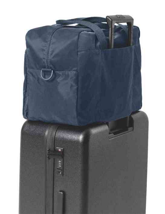 80225B320D8-5 MINI Bag Soft Wing Logo Travel Bag - Indigo - 80225B320D8