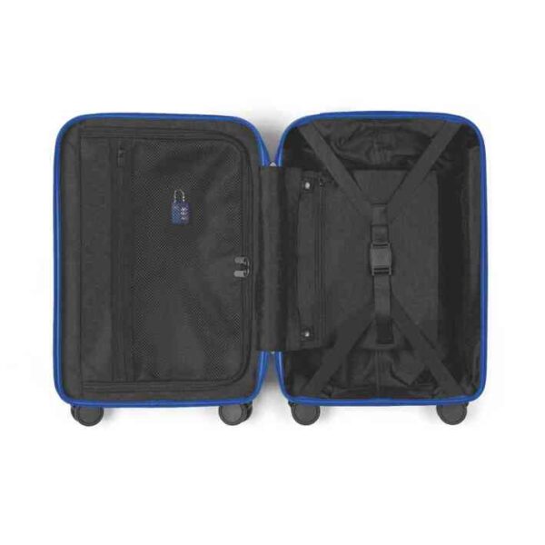 MINI Suitcase Cabin Trolley Spinner Wing Logo Debossed Hard Case - Blazing Blue - 80225B320D9