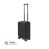 MINI Suitcase Cabin Trolley Spinner Wing Logo Debossed Hard Case - Black - 80225B320E0