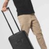 MINI Suitcase Cabin Trolley Spinner Wing Logo Debossed Hard Case - Black - 80225B320E0