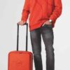 MINI Suitcase Cabin Trolley Spinner Wing Logo Debossed Hard Case - Rebel Red - 80225B320E1