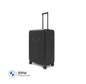 80225B320E3 MINI Suitcase Debossed Wing Logo Trolley 76L - Black - 80225B320E3