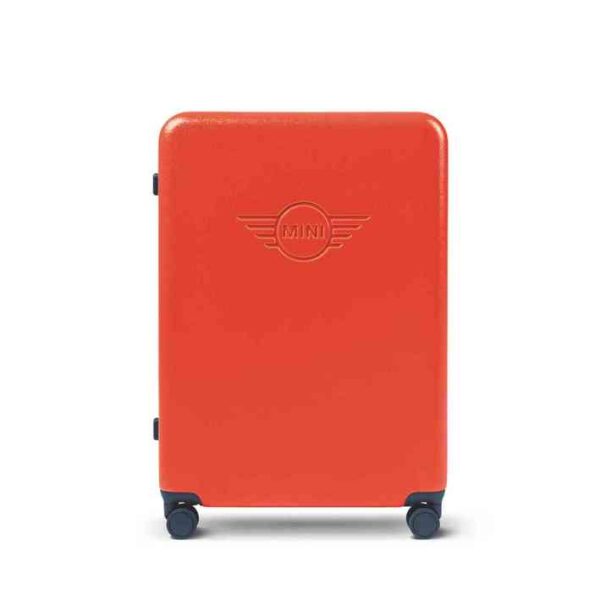 MINI Suitcase Debossed Wing Logo Trolley 76L - Rebel Red - 80225B320E4