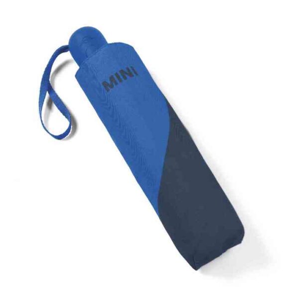 MINI Umbrella Foldable Car Face Detail - Blazing Blue and Indigo - 80235B320F2