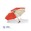 MINI Umbrella Foldable Car Face Detail - Rebel Red and Vibrant Silver - 80235B320F4