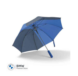 80225B320F5 MINI Umbrella Walking Stick Car Face Detail - Indigo and Blazing Blue - 80235B320F5
