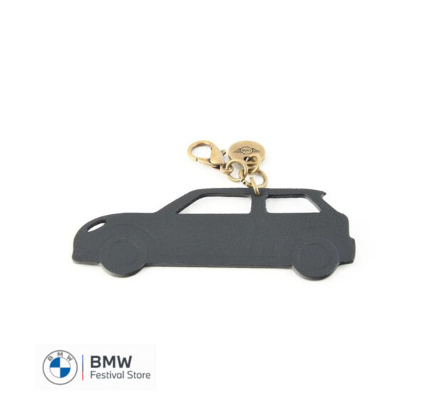 MINI Keyring Cooper Charm Key Chain - Black - 80235A51692