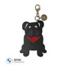 MINI Keyring Bulldog Charm Key Chain - Black - 80235A51694