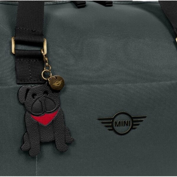 MINI Keyring Bulldog Charm Key Chain - Black - 80235A51694