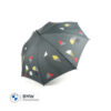 MINI Umbrella Walking Stick Graphics - Black and Grey - 80235A51698