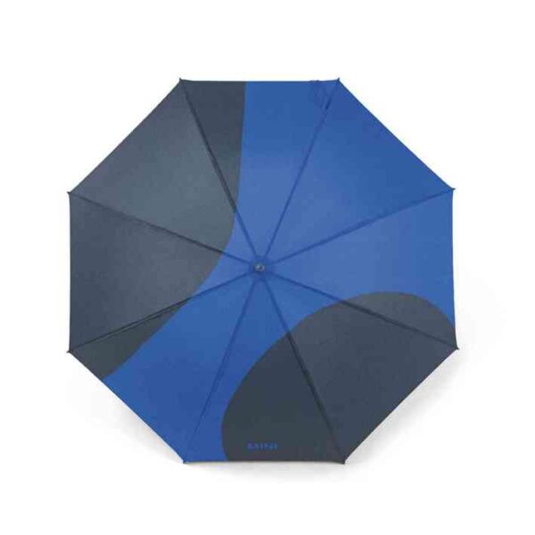 MINI Umbrella Walking Stick Car Face Detail - Indigo and Blazing Blue - 80235B320F5