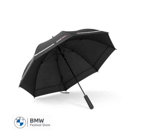 MINI Umbrella JCW Logo Walking Stick Black Push Button - 80235B54F38