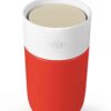 MINI Colour Block Travel Mug 300ml - Red and White - 80285B32107