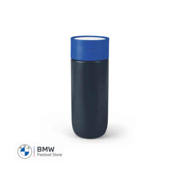 MINI Colour Block Travel Mug 500ml - Indigo, Blazing Blue and White - 80285B32108